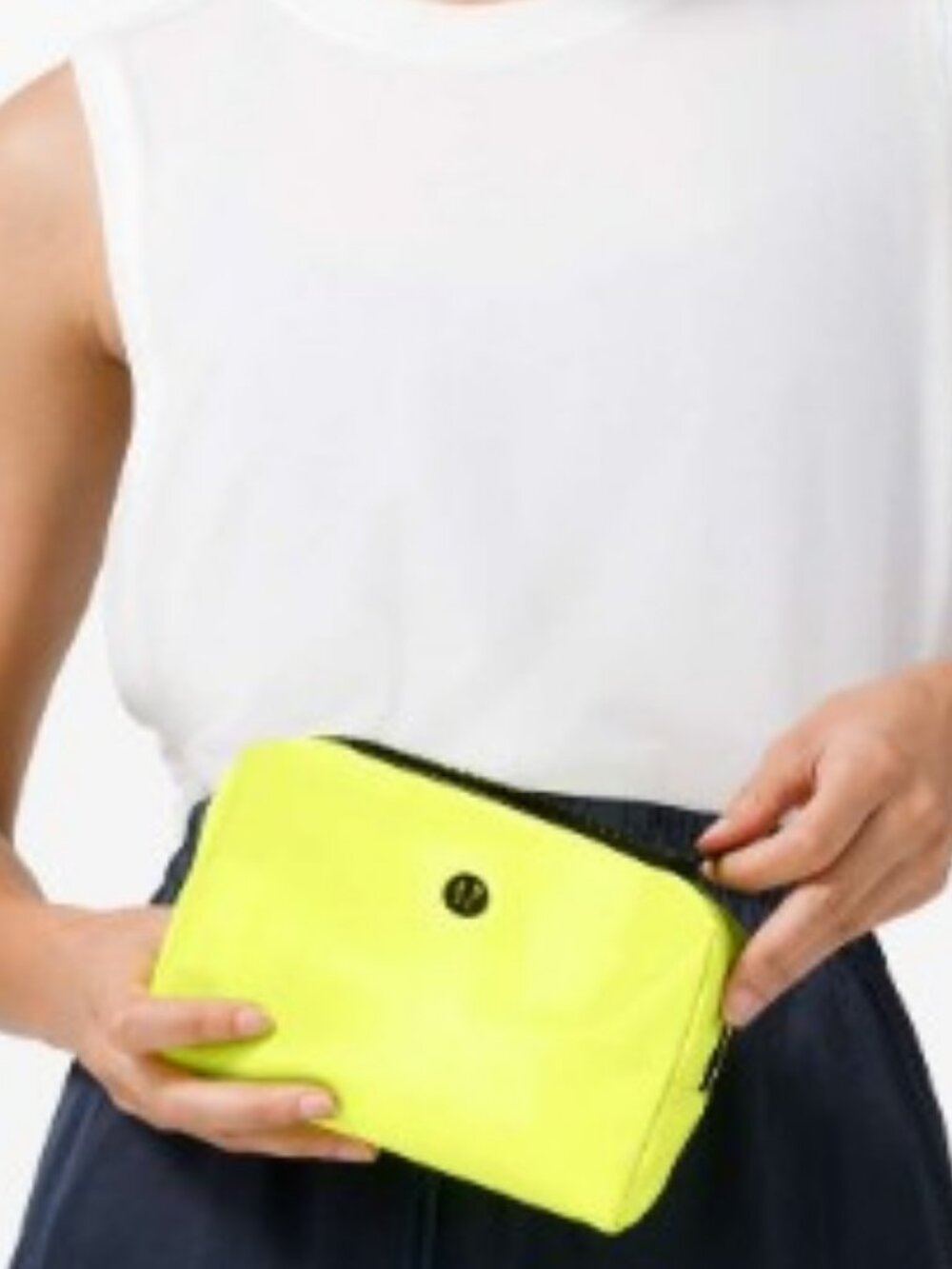 Lululemon All Your Small Things mini 2L pouch highlight yellow